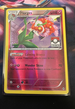 Florges 103/162 Reverse Holo Pokemon League Promo - NM - Image 1