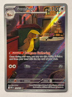 Gumshoos 153/132 Mega Evolutions Illustration Rare Pokemon - NM - Image 1