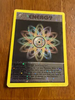Rainbow Energy LEAGUE HOLO WOTC 1995-2000 Energize your game Promo Pokemon - MP - Image 1