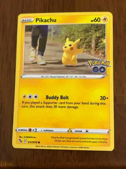 Pikachu 027/078 Pokemon Holo - Pokemon Card - NM - Image 1