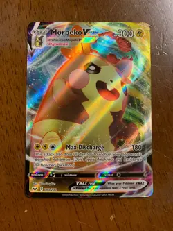 Morpeko 080/202 Sword & Shield Vmax Full Art Pokemon Card HP - Image 1
