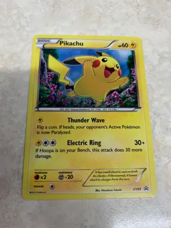 Pikachu XY89 Promo Holo - Pokemon Card - LP - Image 1