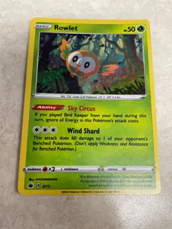 Rowlet Holo 2/15 Mcdonalds 2022 - Pokemon Card - NM - Image 1