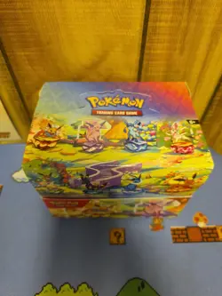 Pokemon Prismatic Evolutions Mini Tin Display Case/Box - *Empty Box & Tins Only* - Image 2