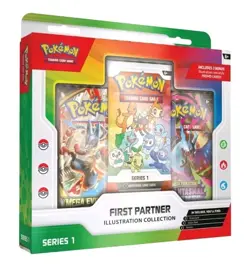 ✅Pokemon TCG: First Partner Illustration Collection Series 1 Box New & Sealed - Image 1