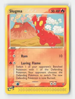 Slugma 72/97 Common Dragon Pokemon Lightly Played - Image 1