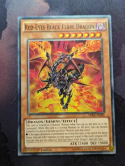Yugioh Card | Red-Eyes Black Flare Dragon - LDK2-ENJ02 - Common - Unlimited - Image 1
