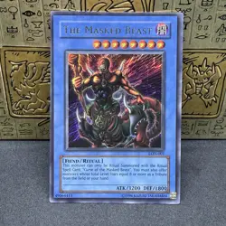 Yugioh The Masked Beast LON-001 Ultra Rare NM - Image 1