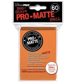 Ultra Pro Deck Protector Small Matte 60 Card Sleeves ORANGE YuGiOh Vanguard - Image 2
