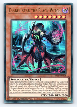 Diabellstar The Black Witch - 25LP-EN001 - Ultra Rare Limited Edition Yugioh - Image 1
