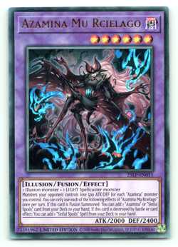 Azamina Mu Rcielago - 25LP-EN011 - Ultra Rare Limited Edition Yugioh - Image 1