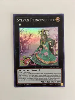 Yu-Gi-Oh! Sylvan Princessprite Mp18-en026 Eng 1st Super Rare Rara Yugioh - Image 1