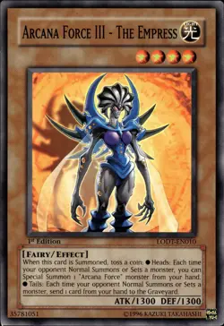 Arcana Force III - The Empress - 1st Edition LODT-EN010 - LP - YuGiOh - Image 1