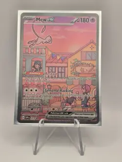 Mew ex SVP 053 Pokemon TCG Scarlet Violet 151 Black Star Promo Full Art - Image 1
