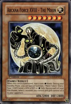 Arcana Force XVIII - The Moon - 1st Edition LODT-EN015 - LP - YuGiOh - Image 1