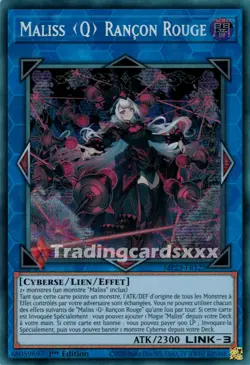 Yu-Gi-Oh! Maliss <Q> Rancon Rouge : PSE MP25-FR125 - Image 1