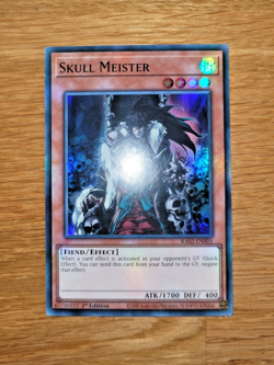 Yugioh Skull Meister RA02-EN005 Super Rare English 1st Edition - Image 1