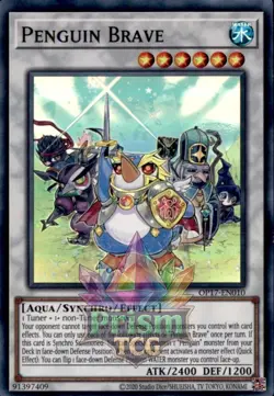 Penguin Brave Super Rare OP17-EN010 Yu-Gi-Oh - Image 1