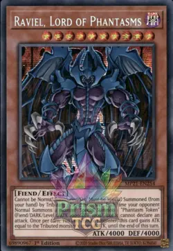 1st ed Raviel, Lord of Phantasms SR MP21-EN254 Yugioh - Image 1