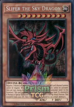 Slifer the Sky Dragon secret rare CT13-EN001 Yugioh - Image 1