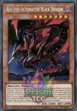 Red-Eyes Alternative Black Dragon SR TN19-EN005 Yugioh - Image 1