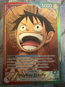 One Piece Monkey.D.Luffy Alternate Art Carrying His Will OP13-001 - Image 1