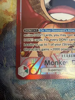 One Piece Monkey.D.Luffy Alternate Art Carrying His Will OP13-001 - Image 2