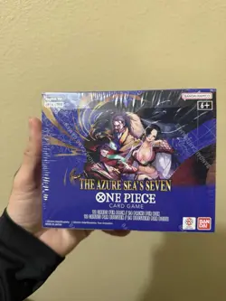 **Sealed Azure Sea's Seven Booster Box** OP-14 One Piece - Image 1