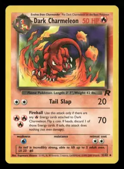 Dark Charmeleon - 32/82 - Uncommon - Team Rocket - Pokemon Card - LP - Image 1