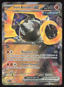 Pokemon Iron Boulder ex Promo 147 SV: Scarlet & Violet Promo Cards Holofoil NM - Image 1