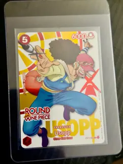 One Piece x Round 1 ENGLISH Promo Card - Usopp OP11-003 - Image 1