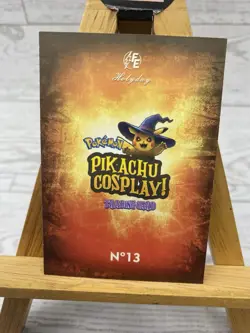 Pikachu Cosplay As Ghost Face - Scream Box Hit Non-Pokemon / Horror Fan Art Card - Image 4
