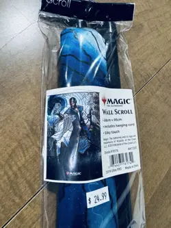 Stained Glass Planeswalkers Wall Scroll Teferi for Magic Ultra Pro New In Pack - Image 1
