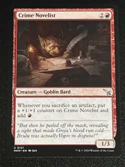 MTG Murders at Karlov Manor Crime Novelist 0121 NM - Image 1