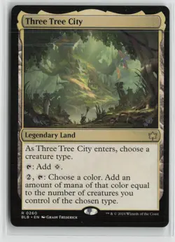 Three Tree City Lightly Played 260 Bloomburrow Magic: The Gathering - Image 1