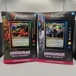 Kamigawa Neon Dynasty Commander 2 Deck Set Sealed Upgrades Unleashed Buckle Up - Image 1