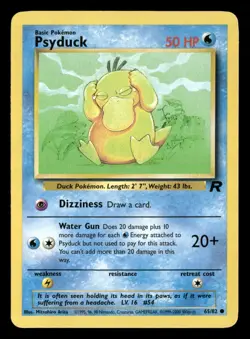Psyduck - 65/82 - Common - Team Rocket - Pokemon Card - LP - Image 1