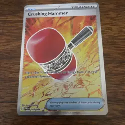 Pokemon TCG Crushing Hammer 105/084 Pitch Black NM - Image 1