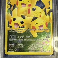 2016 POKEMON XY GENERATIONS RADIANT COLLECTION #RC29 FULL ART/PIKACHU PSA 8 - Image 3