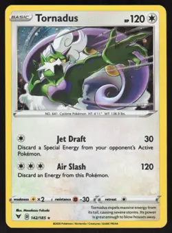 Pokemon Tornadus (Cosmos Holo) Promo 142/185 Blister Exclusives Holofoil MP - Image 1