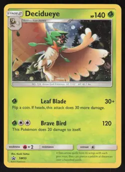 Pokemon Decidueye Promo SM55 SM Promos Holofoil NM - Image 1