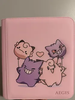 pokemon Gengar And Clefable Top Loader Binder Misprint - Image 1