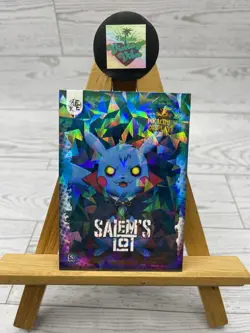 Pikachu as Cosplay Salem's Lot Non- Pokemon Horror Fan Art Cracked Ice Holo - Image 1