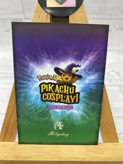 Pikachu as Cosplay Salem's Lot Non- Pokemon Horror Fan Art Cracked Ice Holo - Image 4