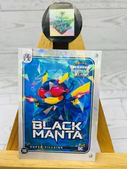 Pikachu as Cosplay Black Manta Heroes & Villains Non-Pokemon Cracked Ice Holo - Image 1