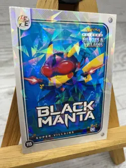 Pikachu as Cosplay Black Manta Heroes & Villains Non-Pokemon Cracked Ice Holo - Image 3