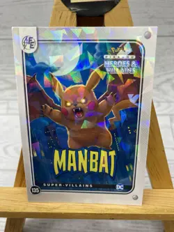 Pikachu as Cosplay Manbat Heroes & Villains Non-Pokemon Cracked Ice Holo - Image 2