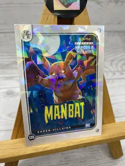Pikachu as Cosplay Manbat Heroes & Villains Non-Pokemon Cracked Ice Holo - Image 3