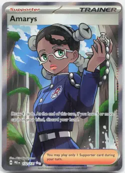 Amarys 132/131 Holo Ultra Rare Prismatic Evolutions Pokemon Near Mint - Image 1