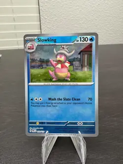 SLOWKING 019/131 PRISMATIC EVOLUTIONS POKEMON (POKE BALL HOLO, NM) - Image 1